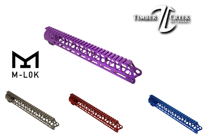 TIMBER CREEK ENFORCER 13 INCH HANDGUARD-MLOK Factory Coated COLOR CHOICE