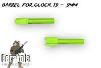 Barrel for Glock 19| 9mm|Choose Your Color