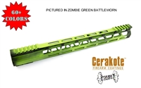 AR15 A&A SLIM MLOK FREE FLOAT HANDGUARD 15"-COLOR CHOICE