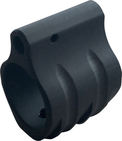 TIMBER CREEK LOW PROFILE .750 DIAMETER GAS BLOCK-BLACK