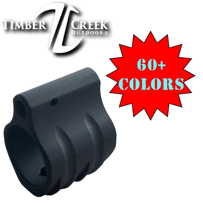 TIMBER CREEK LOW PROFILE .750 DIAMETER GAS BLOCK-COLOR CHOICE