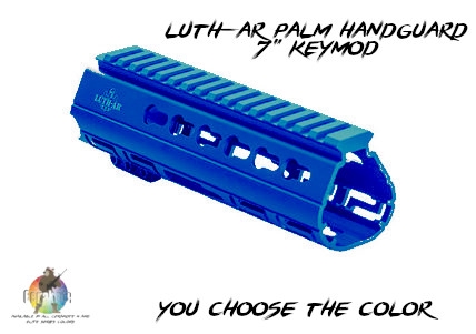 LUTH-AR PALM HANDGUARDâ„¢ 7" KeyMod W/PICATINNY TOP RAIL-COLOR CHOICE