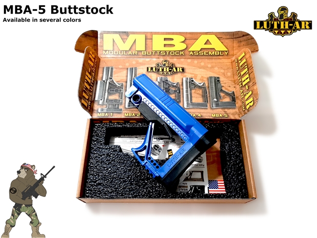 MBA-5 Buttstock - Available in several colors