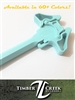 TIMBER CREEK OUTDOORS ENFORCER MINI AMBIDEXTROUS CHARGING HANDLE- COLOR CHOICE (Shown Here in Robins Egg Blue)