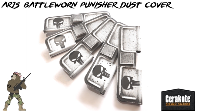 Battleworn Punisher Dust Cover/Ejection Port Cover - You Choose Color