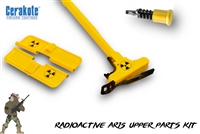 Radioactive AR15 Extended Upper Parts Kit - Shown here in Corvette Yellow
