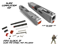 Custom Slide Completion Kit for Glock 17- You Choose Color