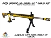 AR15 "Sniper Rifle" Build Kit - Shown here in Corvette Yellow Battleworn
