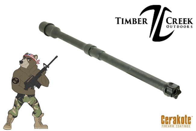 TIMBER CREEK 5.56 16" Pencil BARREL - MID - Cerakote Color Choice