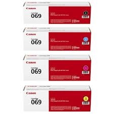 Canon 069 Set, Original Black, Cyan, Yellow, Magenta Bstock