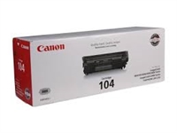 Genuine Canon 104, Black Toner Cartridge 0263B001BA