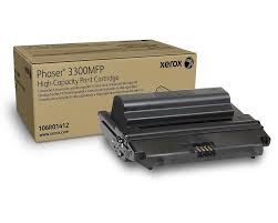 Genuine Xerox 106R01412 Black High-Yield Laser Toner Cartridge for Phaser 3300