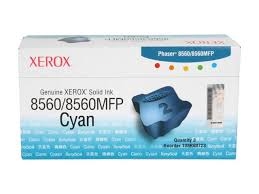 Genuine Xerox 108R00723 8560/8560MFP Cyan Solid Ink Sticks, Pack Of 3