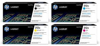 HP 212X Set W2120X Black W2121X Cyan W2122X Yellow W2123X Magenta Toner Cartridges Bstock