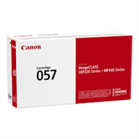 Canon 057 3009C001 Genuine Black Standard Yield Toner Cartridge