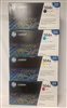 Genuine HP 504X Toner CartridgeSet  CE250X Black CE251a Cyan CE252A Yellow CE253A Magenta LaserJet CP3525 Bstock