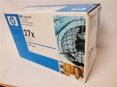 Genuine HP 27X High-Yield Black Toner Cartridge (C4127X) Bstock Blue