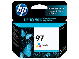 Original HP 97 Tricolor Ink Cartridge C9363WN