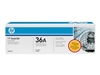 Original HP 36A, Black Toner Cartridge CB436A Bstock Blue