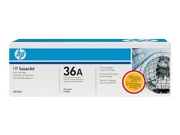 Original HP 36A, Black Toner Cartridge CB436A Bstock Blue