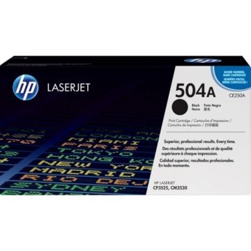 Genuine HP 504A CE250A Black Toner Cartridge