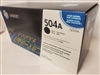 HP 504A CE250A Original Black Toner Cartridge Bstock