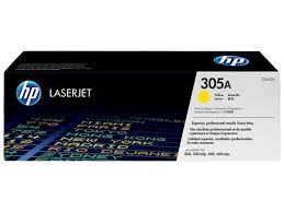 Original HP 305A CE412A Yellow LaserJet Toner Cartridge