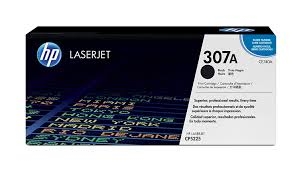 Genuine HP 307A, Black Toner Cartridge CE740A