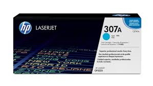 Genuine HP 307A, Cyan Toner Cartridge CE741A