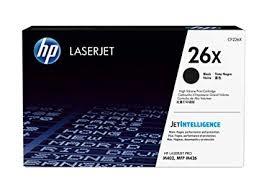 Genuine HP 26X High-Yield Black Toner Cartridge CF226X