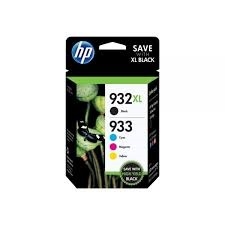 Genuine HP 932XL/933  N9H62FN 4/Pack Black XL Cyan Yellow Magenta Ink Cartridge