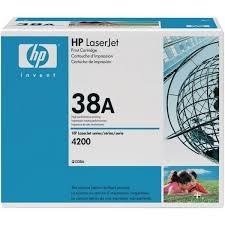 Genuine HP 38A Black Toner Cartridge Q1338A Bstock blue