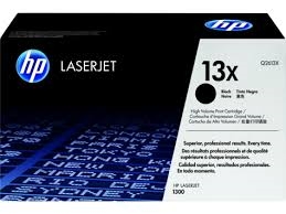 Genuine HP 13X, Black Toner Cartridge Q2613X