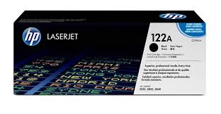 Genuine HP 122A, Black Toner Cartridge Q3960A