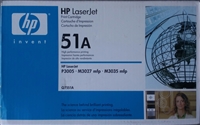 HP 51A Q7551A Original Black Toner Cartridge Bstock Blue