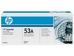 Genuine HP 53A, Black Original Toner Cartridge Q7553A Bstock Blue