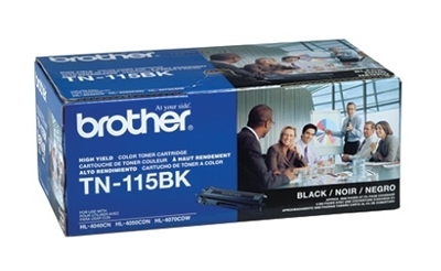 Original Brother TN115BK Black Toner Cartridge