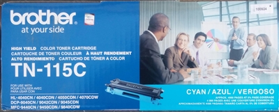 Brother TN-115C TN115C Cyan Toner Cartridge Bstock