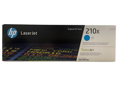 HP 210X W2101X Cyan Original Toner Cartridge