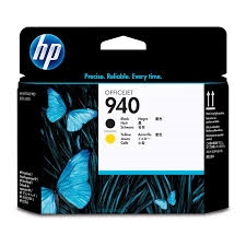 Original HP C4900A, Black/Yellow Printheads