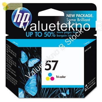 HP 57, (C6657AN) Tri-color Original Ink Cartridge B stock