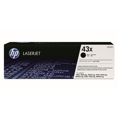 HP 43X, Black Original Toner Cartridge (C8543X)