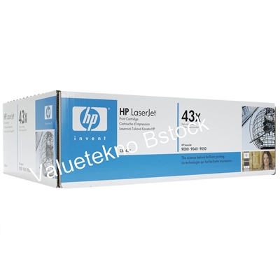 HP 43X, Black Original Toner Cartridge (C8543X) bstock blue