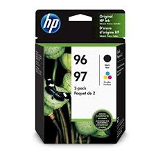 Genuine HP 96/97, Black/Tricolor Ink Cartridges C9353FN, Pack Of 2