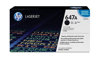Genuine HP 647A CE260A  Black Original Toner Cartridge