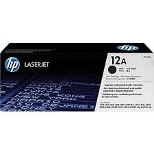 HP 12A Black Original Toner Cartridge (Q2612A)