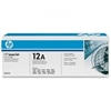 HP 12A Black Original Toner Cartridge (Q2612A) Bstock blue