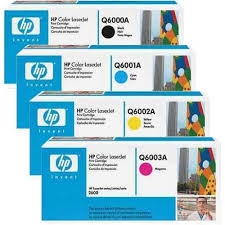 Original 124Aset Q6000A Black Q6001A Cyan Q6002A Yellow Q6003A Magenta Toner Cartridge Combo Pack Bstock