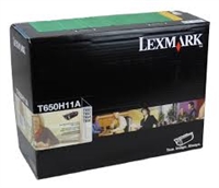 Lexmark T650A11A Black Toner Cartridge
