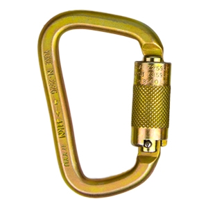 Guardian Fall Protection Carabiner High Strength Steel 3/4" Locking Gate  01837